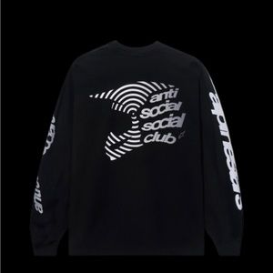 ASSC X Alpine Stars Helmet Black Crewneck